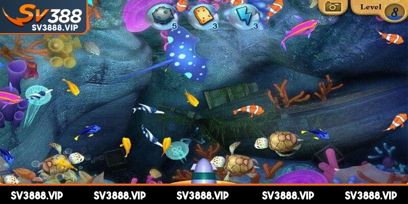 Thủy Cung Đại Chiến đồ họa 3D tinh xảo, chuyển động mượt mà